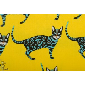 Popeline Alexander henry Little Kenia Jaune - Africa