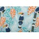 Popeline Bio the Tiny Garden cactoes Tropical Lush blue Nerida Hansen