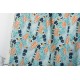 Popeline Bio the Tiny Garden cactoes Tropical Lush blue Nerida Hansen