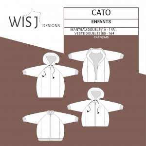 Manteau & (bomber)veste Cato – patron couture  WISJ