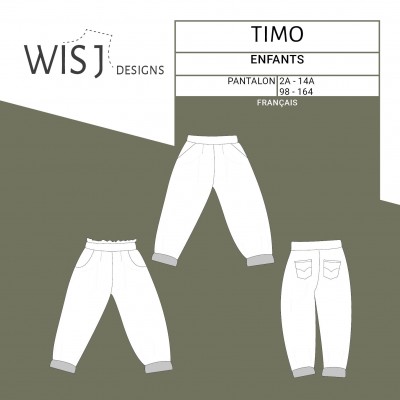 Pantalon Timo  – patron couture  WISJ