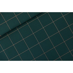 Canvas SYAS Thin Grid - XL - Toile de Coton Gabardine - Green Gables -