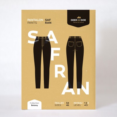 Mode And Patron Femme Safran Couture Deer Doe Pantalon Tl1c3FKJ