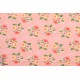 Popeline Bouquet Pink from Vintage 74  By Monaluna Fabrics