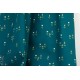 Popeline Clover on Teal from Vintage 74  By Monaluna Fabrics