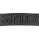 Elastique ceinture   50mm noir sport par 10cm