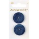 Lot de 2 boutons Elegant 25mm 481 Bleu