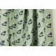 rayon  Organic Déco Flower Green -by  ELIZABETH OLWEN pour Cloud9