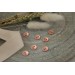 Bouton SYAS 11 mm  Metal Lisse Cuivre Rosé