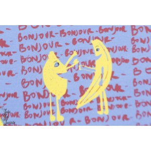 Sweat Bio  Collaboration MiniBonsoir et Le_ Loup_Art : Banana Bonjour