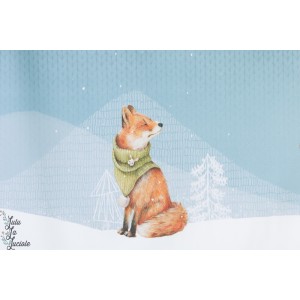 Panneau Summersweat Wintertiere Lillestoff