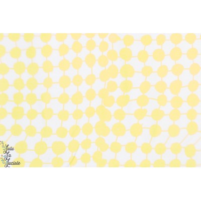 Jersey Bio crazy dots yellow Lillestoff