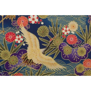Tsuru to Hana en Bleu par Kokka