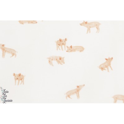 jersey Piglets   Family Fabrics