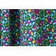 Jersey imprimé petite fleurs bleu graphique