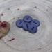 Boutons Classic Mat 12mm  - Cobalt Atelier Brunette