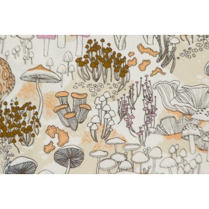 Popeline Bio  Forest Floor from INTO The WOOD by SARAH WATSON Cloud9