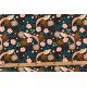 Popeline Ruby Star Society Black Pheasant -Metallic RS2032