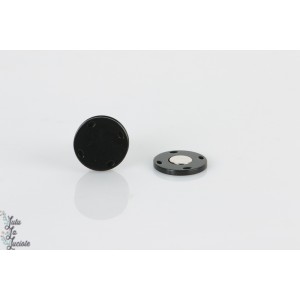 Bouton magnérique 44 mm Noir