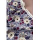 Viscose Ecovero – Anémone bleu Lise Tailor