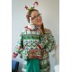 Summersweat  Bio ALB  - Ugly Christmas Sweater - WHITE CHRISTMAS  -   Hamburger Liebe Blanc