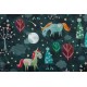 Popeline Michael Miller My unicorn Loves par louise Nisbet