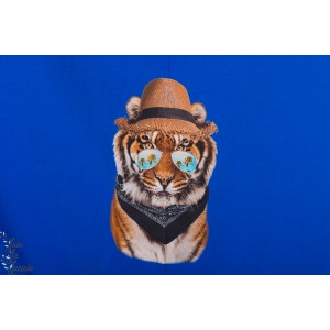 Panneau Stenzo '' Tropical tiger bleu'