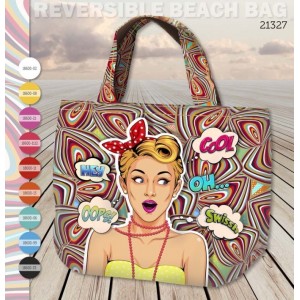 Panneau canvas Kit pour sac cabas reversible Vintage  Girls!
