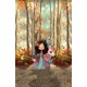 Panneaux French terry Stenzo "Petite princesse et sa licorne''