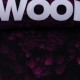 Panneau  sweat Woodland bordure  by Thorsten Berger violet