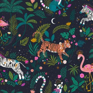 Popeline Dashwood Jungle Luxe Métallic by Bethan Janine JLUXE2235