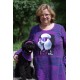 Panneau  French Terry ''Pawerful Pudel lilas'' By Thorsten Berger