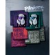 Panneau  French Terry ''Pawerful Pudel lilas'' By Thorsten Berger