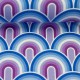 Jersey Rainbows by Lycklig design  bleu violet