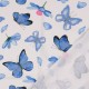 Jersey imprimé  papillon bleu