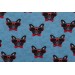 Jersey Dogue Star Rouge chien lunette rigolo jean homme enfant bleu