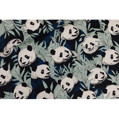 Sweat french terry  SYAS Panda Party - M - - Noir - R