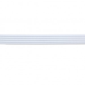 Elastique CEINTURE ELASTIQUE 25mm BLANC rayé argent