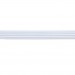 Elastique CEINTURE ELASTIQUE 25mm BLANC rayé argent
