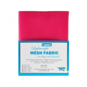 Mesh fushia coupon 45cm *137cm