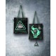 Canvas Halloween Bag by Thorsten Berger -Walking Zombies Crossing