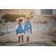 Sweat french terry  SYAS Bananas - M - French Terry - Bleu Mer du Belize