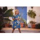 Sweat french terry  SYAS Bananas - M - French Terry - Bleu Mer du Belize