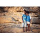 Sweat french terry  SYAS Bananas - M - French Terry - Bleu Mer du Belize