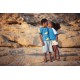 Sweat french terry  SYAS Bananas - M - French Terry - Bleu Mer du Belize
