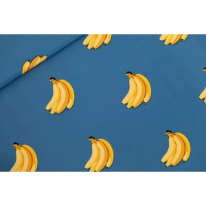 Sweat french terry  SYAS Bananas - M - French Terry - Bleu Mer du Belize