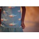 Sweat french terry  SYAS  Sharks - M - French Terry - Turquoise Poussiéreux - R