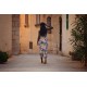 Wild Flowers - L - Ecovero Viscose Rayon Satin - Bleu Du Soir - R