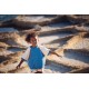 Sweat french Terry uni SYAS  Bleu Côte Pacifique