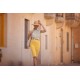 Sweat french Terry uni SYAS  Jaune Millefeuille